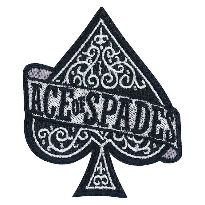 MOTORHEAD Fancy Ace of Spades Patch - 3x3.5 Inch - Embroidered Rock Band Patch Applique Craft Supply