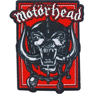 MOTORHEAD Warpig In Red Patch - 2.8x3.5 Inch - Embroidered Rock Band Patch Applique Craft Supply