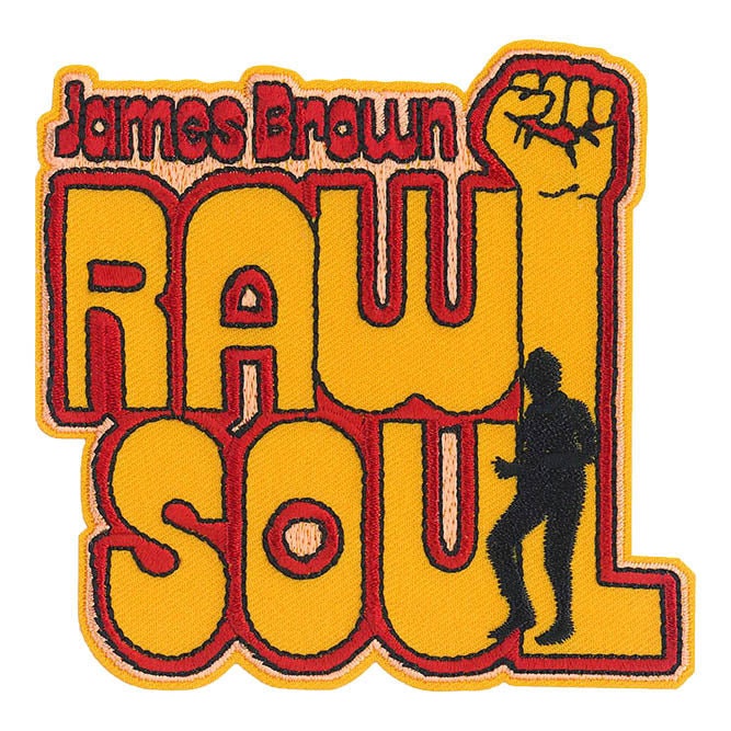 JAMES BROWN Raw Soul Funk Patch - 4x4 Inch - R&B Soul Funk Music Embroidered Patch Applique Craft Supply