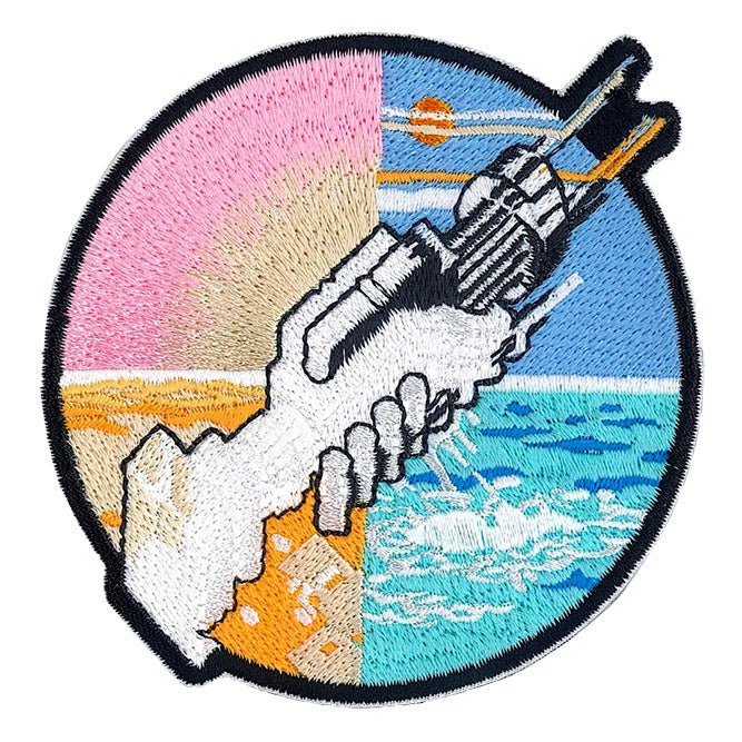 PINK FLOYD Wish You Were Here Patch - 3.5 Inch - Album Embroidered Rock Band Patch Applique Craft Supply