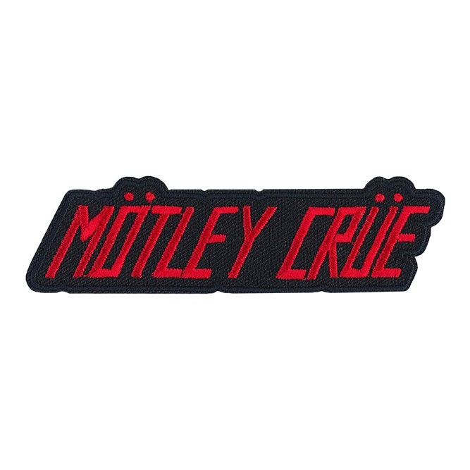 MOTLEY CRUE Band Logo Patch - 4.75x1.5 Inch - Album Embroidered American Heavy Metal Band Patch Applique Craft Supply
