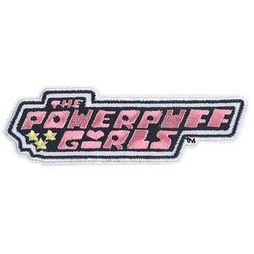 POWERPUFF GIRLS Logo Patch - 4.3x1.5 Inch - Cartoon Network Animation Anime Series Embroidered Patch Applique Craft Supply