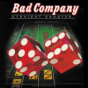 BAD COMPANY Straight Shooter Sticker Decal - 4x4 Inch - Paul Rodgers Studio Album English Rock Band Vinyl Decal Sticker Craft Supply