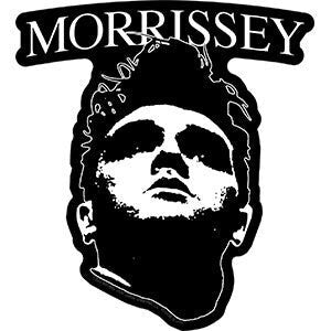 MORRISSEY B&W Face Sticker Decal - 4.3x4.8 Inch - English Singer Songwriter Author Music Vinyl Decal Sticker Craft Supply