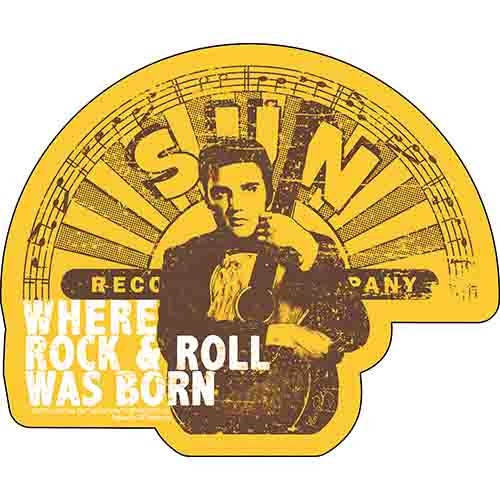 ELVIS PRESLEY Rock & Roll Was Born Sticker Decal - 5x4 Inch - Legendary American Singer Actor The King Vinyl Decal Sticker Craft Supply