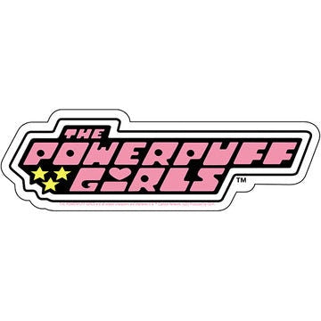 POWERPUFF GIRLS Logo Sticker Decal - 6x2 Inch - Cartoon Network Animation Anime Series Vinyl Decal Sticker Craft Supply