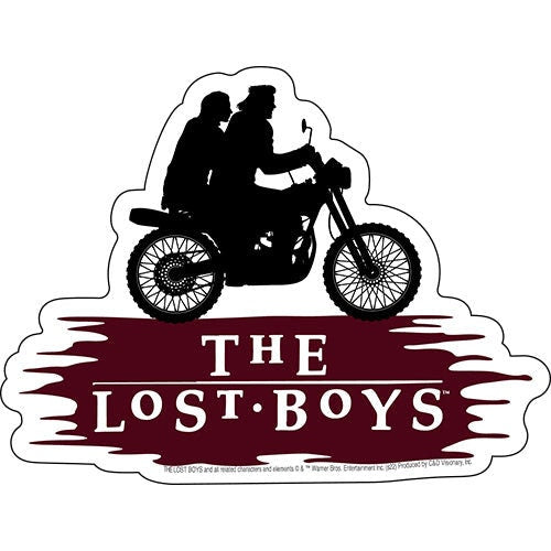 THE LOST BOYS Motorcycle Logo Sticker Decal - 5.5x4.1 Inch - Horror Vampire Movie Classic Vinyl Decal Sticker Craft Supply