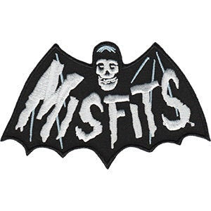 MISFITS Bat Fiend Patch - 4.5x2.7 Inch - Embroidered Rock Band Patch Applique Craft Supply