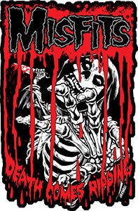 MISFITS Ripping Patch - 2.8x4.25 Inch - Embroidered Rock Band Patch Applique Craft Supply