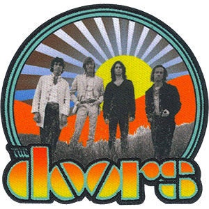THE DOORS Waiting For The Sun Patch - 3.4x3.5 Inch - Embroidered Rock Band Patch Applique Craft Supply