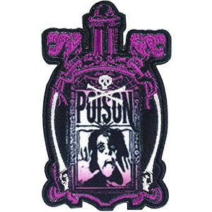 ALICE COOPER Poison Bottle Patch - 2.3x3.8 Inch - Embroidered Rock Band Patch Applique Craft Supply