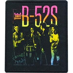 The B-52's Vintage Patch - 3x3.4 Inch - Group Poster Embroidered Rock Band Patch Applique Craft Supply