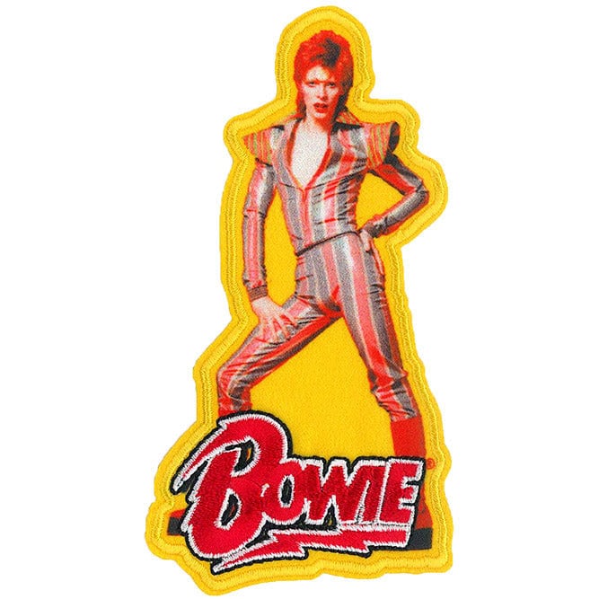 DAVID BOWIE Pose Patch - 2.25x4.25 Inch - Embroidered Rock Band Patch Applique Craft Supply