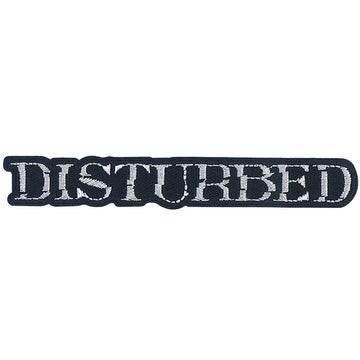 DISTURBED Band Logo Patch - 4.5x0.9 Inch - Embroidered Rock Band Patch Applique Craft Supply