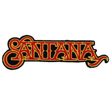 SANATANA Band Logo Patch - 4.25x1.5 Inch - Carlos Santana American Rock Band Embroidered Patch Applique Craft Supply