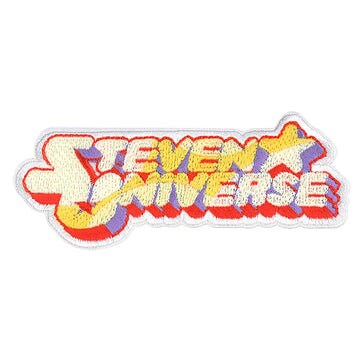 STEVEN UNIVERSE Logo Patch - 4.2x1.8 Inch - Cartoon Network Animation Anime Series Embroidered Patch Applique Craft Supply
