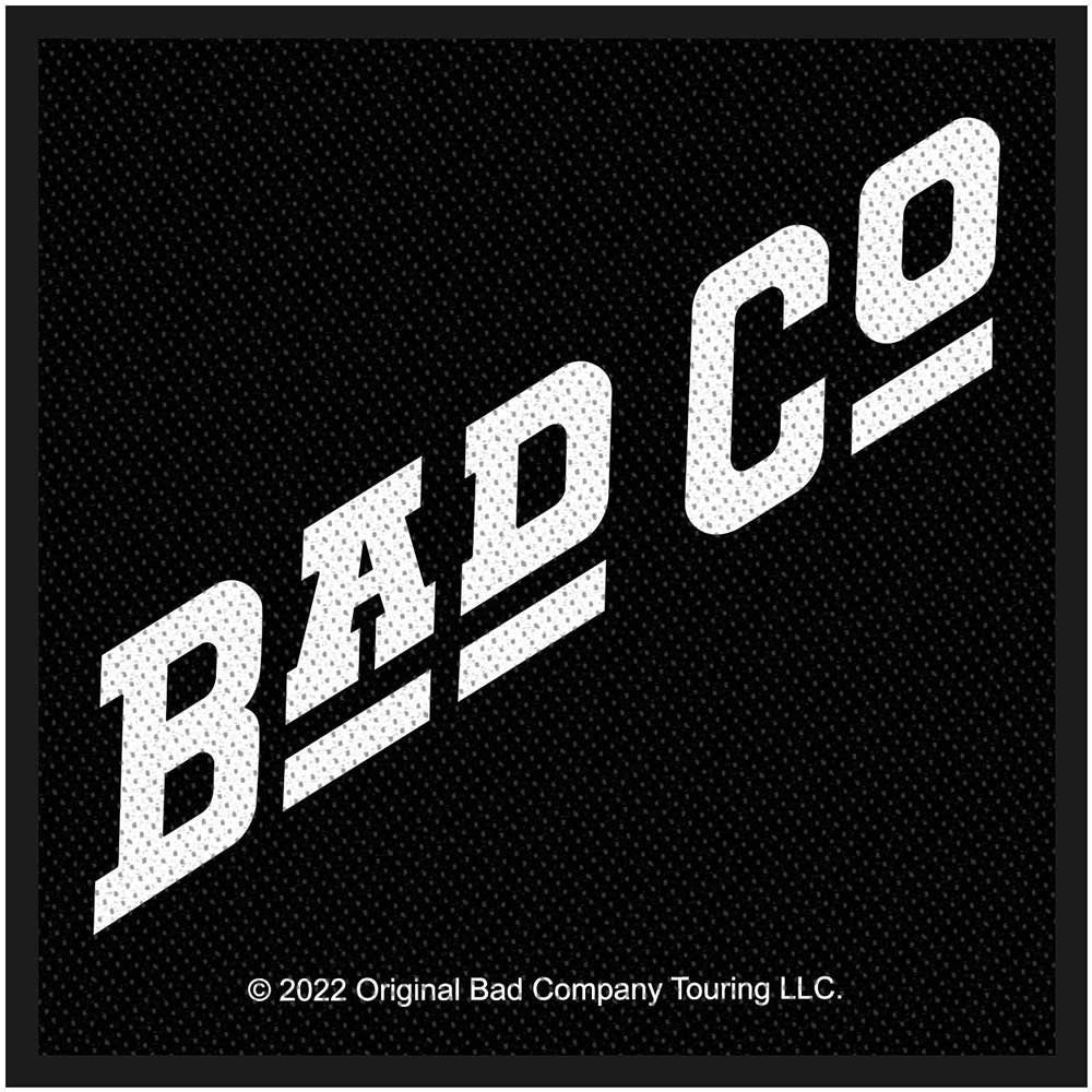 BAD COMPANY Logo Patch - Approx 4x4 Inch - Bad Company Est. 1973 Logo Embroidered Patch Applique Craft Supply - Officially Licensed