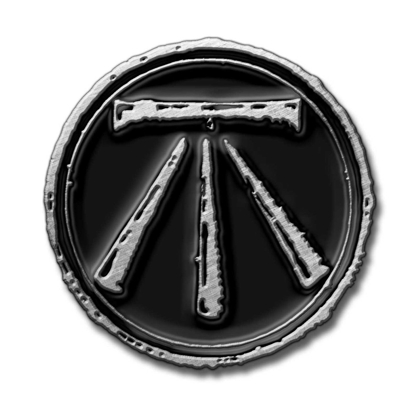ELUVEITIE Enamel Metal Pin Badge - Approx 1 Inch - Eluveitie Symbol - Pinback Badge Button Lapel With Butterfly Clutch Attachment