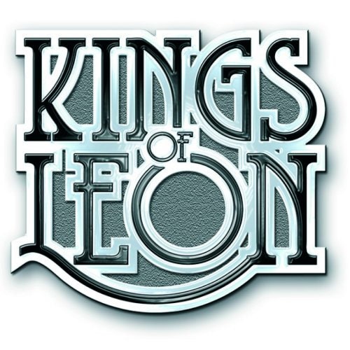 KINGS OF LEON Metal Pin Badge - Approx 1 Inch - Kings of Leon Scroll Logo - Pinback Badge Button Lapel With Butterfly Clutch Attachment