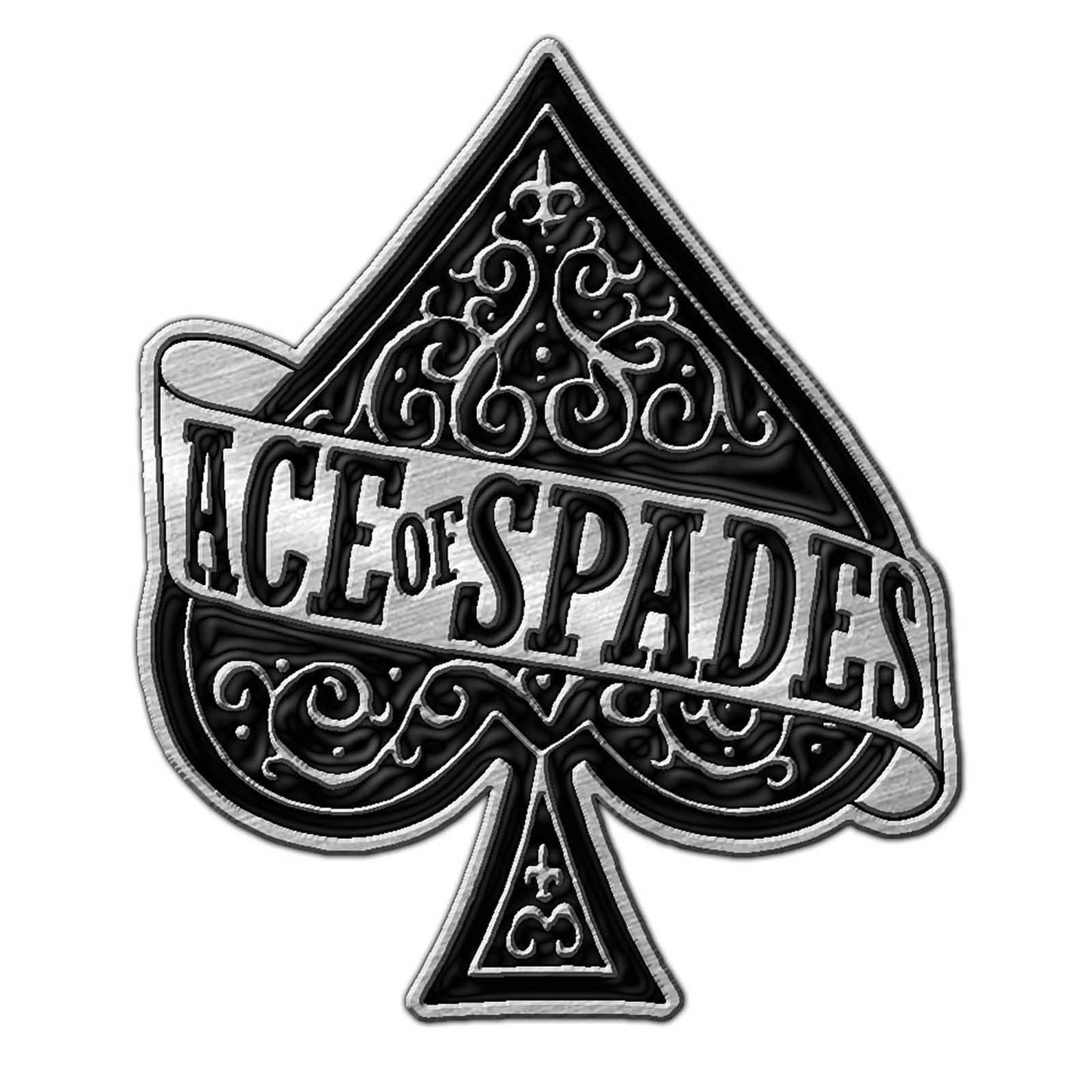 MOTORHEAD Enamel Metal Pin Badge - Approx 1 Inch - Motorhead Ace of Spades - Pinback Badge Button Lapel With Butterfly Clutch Attachment