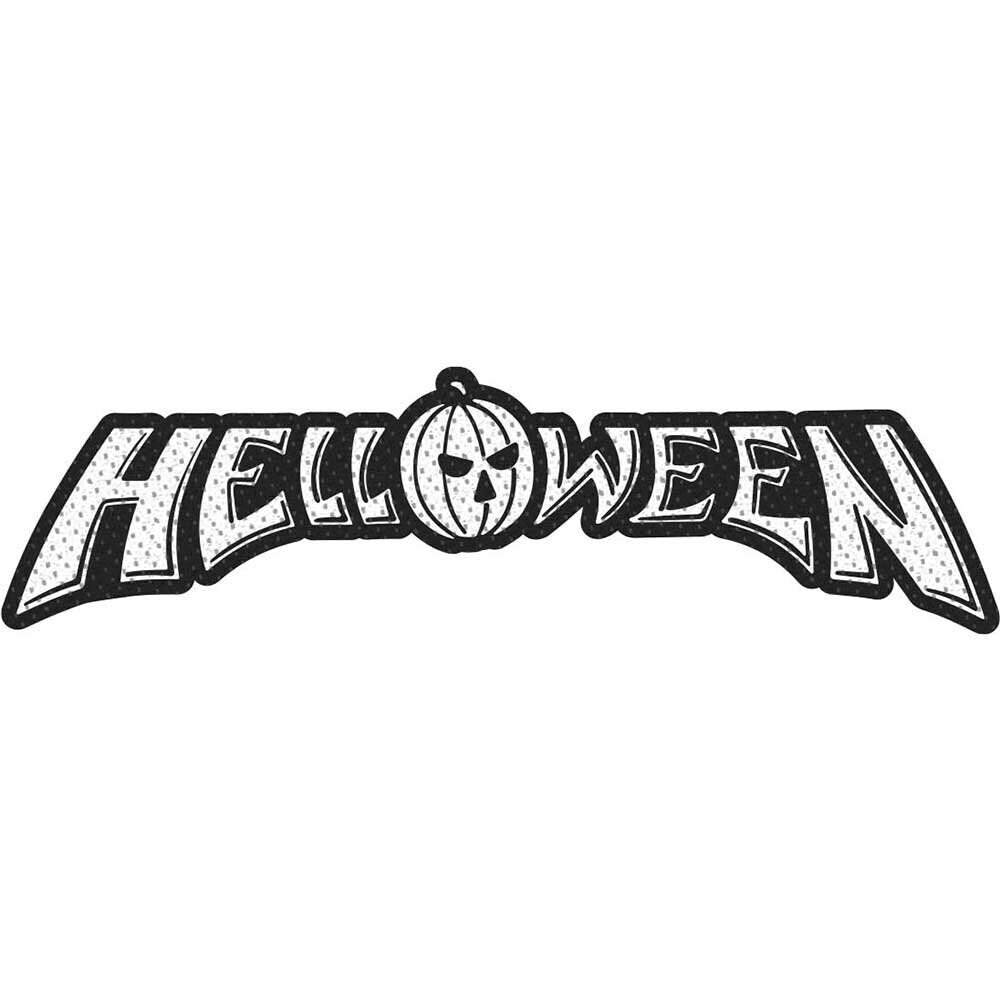 HELLOWEEN Logo Cut Out Patch - 4 Inch - German Power Metal Metal Band Embroidered Patch Applique Craft Supply - Officially Licensed