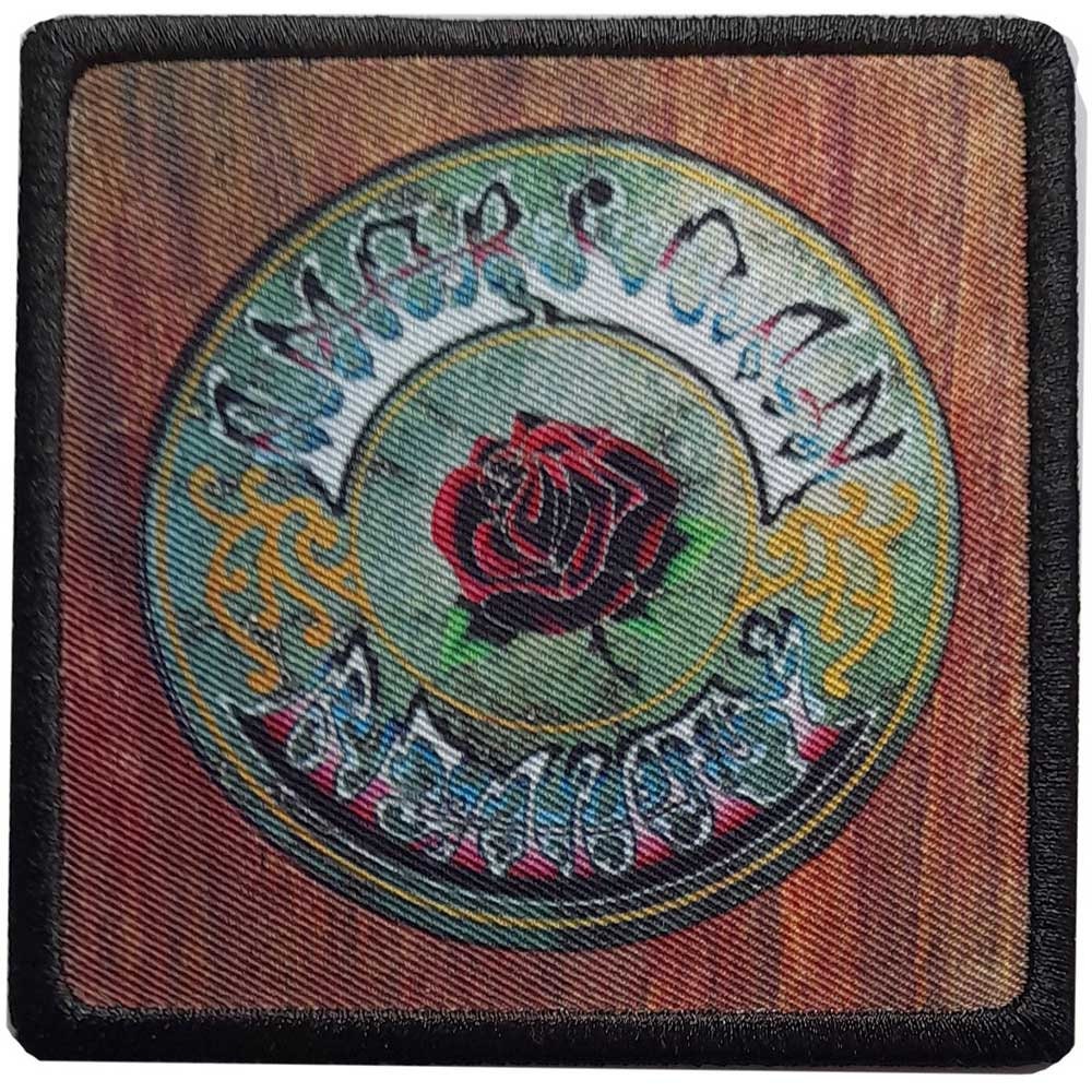 GRATEFUL DEAD American Beauty Patch - 3x3 Inch - Jerry Garcia Album Cover Embroidered Patch Applique Craft Supply - Officially Licensed