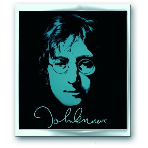JOHN LENNON Photo Metal Pin Badge - 1 Inch - John Lennon Beatles Pinback Badge Button Lapel With Butterfly Clutch Attachment