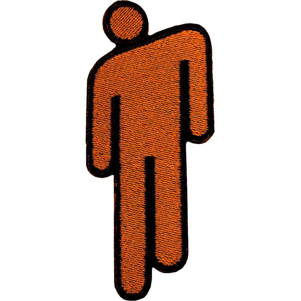 BILLIE EILISH Orange Patch - 3x1 Inch - Billie Eilish Singer Blohsh Orange Embroidered Patch Applique Craft Supply - Officially Licensed