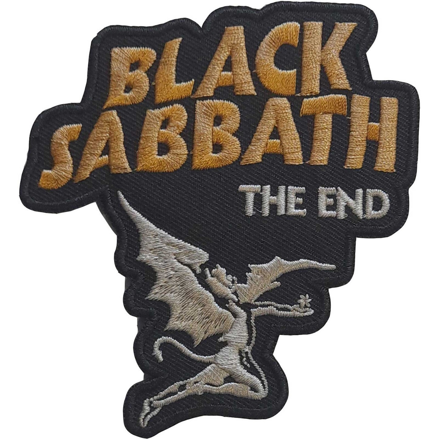 BLACK SABBATH The End Patch - 3.5x4 Inch - Black Sabbath English Rock Band Embroidered Patch Applique Craft Supply - Officially Licensed