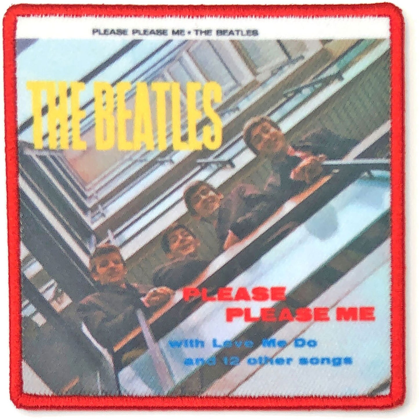 THE BEATLES Patch - 3.25x3.25 Inch - Beatles Please Please Me Album Cover Embroidered Patch Applique Craft Supply - Officially Licensed