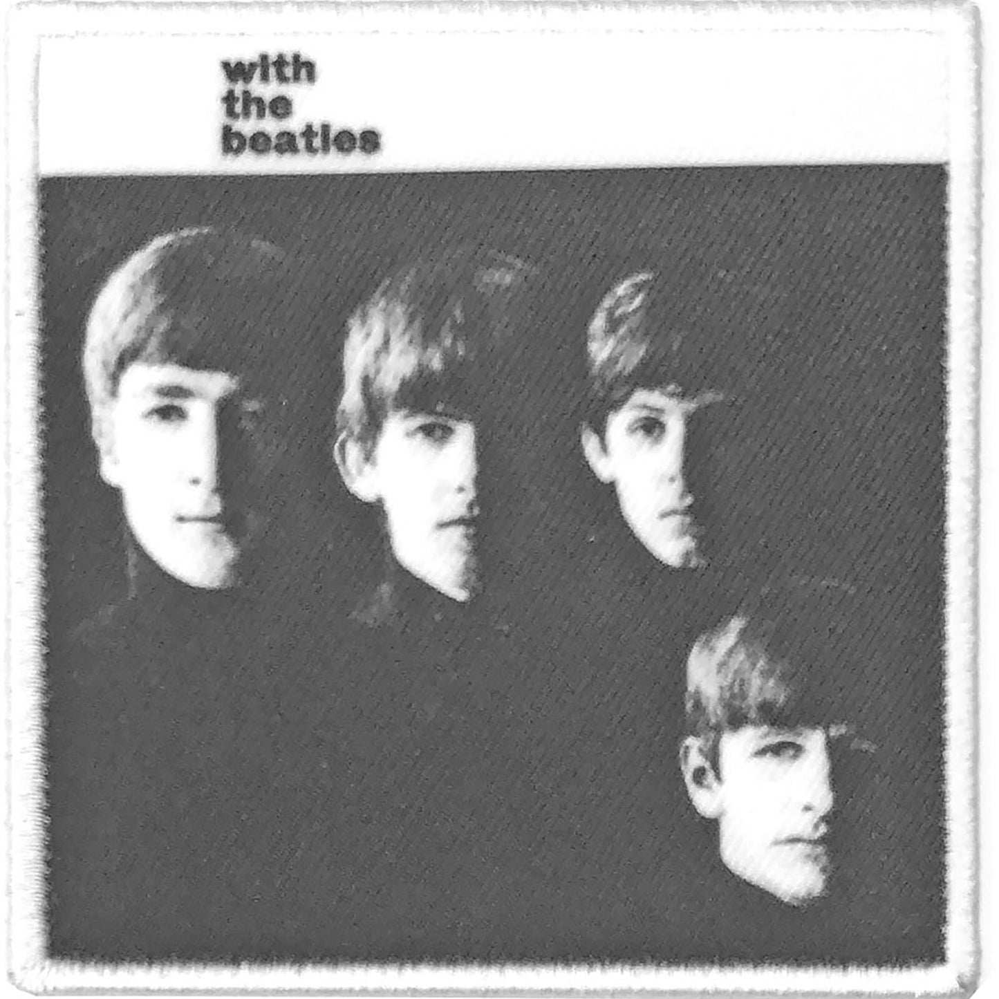 THE BEATLES Patch - 3.25x3.25 Inch - With the Beatles Album Cover Embroidered Patch Applique Craft Supply - Officially Licensed
