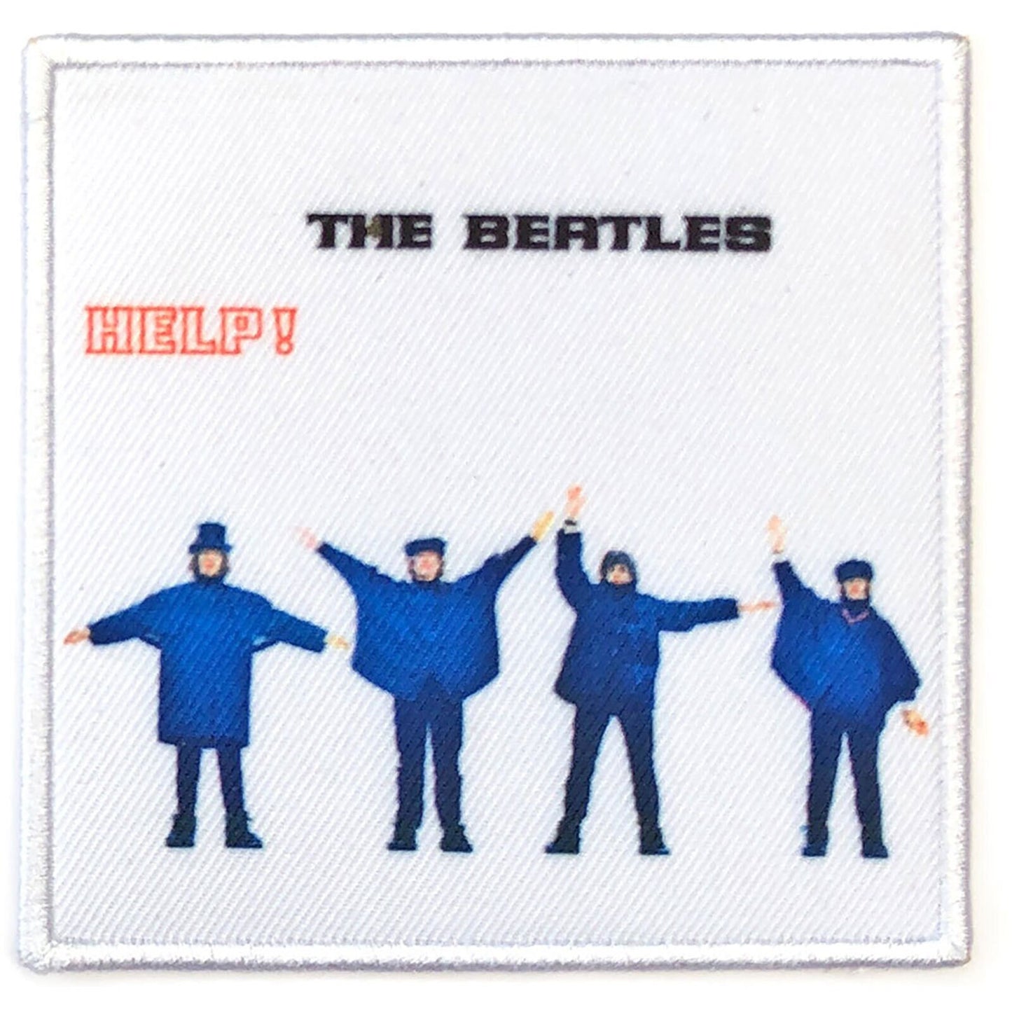 THE BEATLES Patch - 3.25x3.25 Inch - Beatles Help! Album Cover Embroidered Patch Applique Craft Supply - Officially Licensed