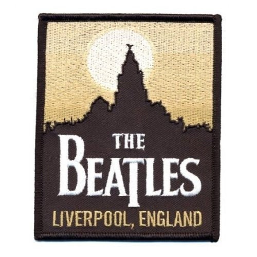 THE BEATLES Patch - 4.25x3.5 Inch - Beatles Liverpool England Embroidered Patch Applique Craft Supply - Officially Licensed