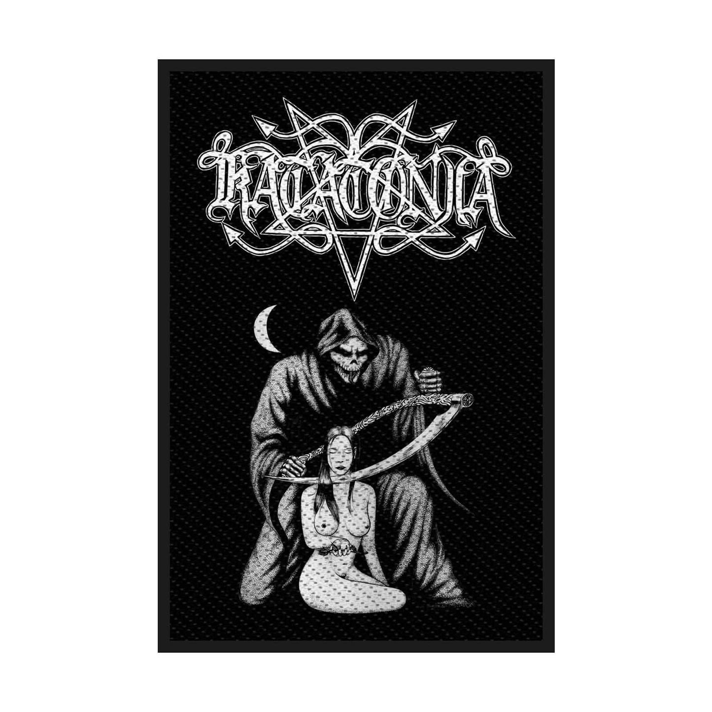 KATATONIA Reaper Patch - 4x2.75 Inch - Swedish Heavy Metal Band Embroidered Patch Applique Craft Supply - Officially Licensed