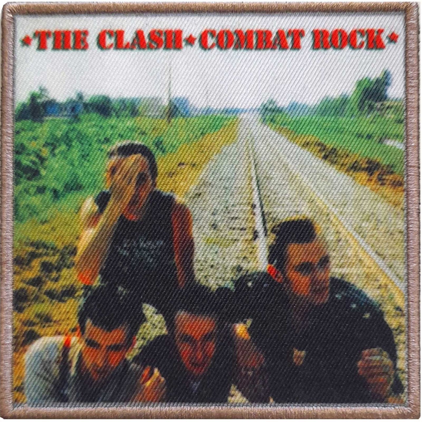 THE CLASH Combat Rock Patch - 3.5x3.75 Inch - Clash Combat Rock Band Embroidered Patch Applique Craft Supply - Officially Licensed