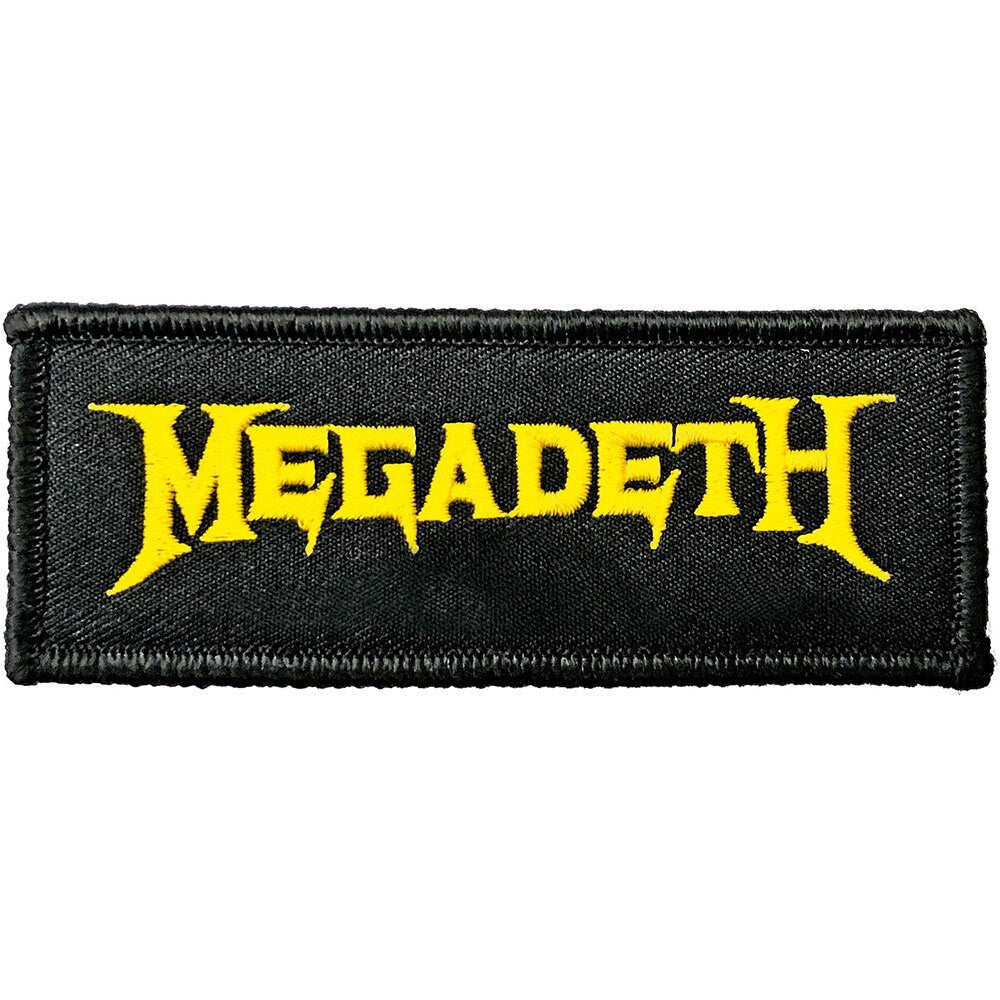 MEGADETH Patch - 2x4 Inch - Megadeth Thrash Metal Band Logo Embroidered Patch Applique Craft Supply - Officially Licensed