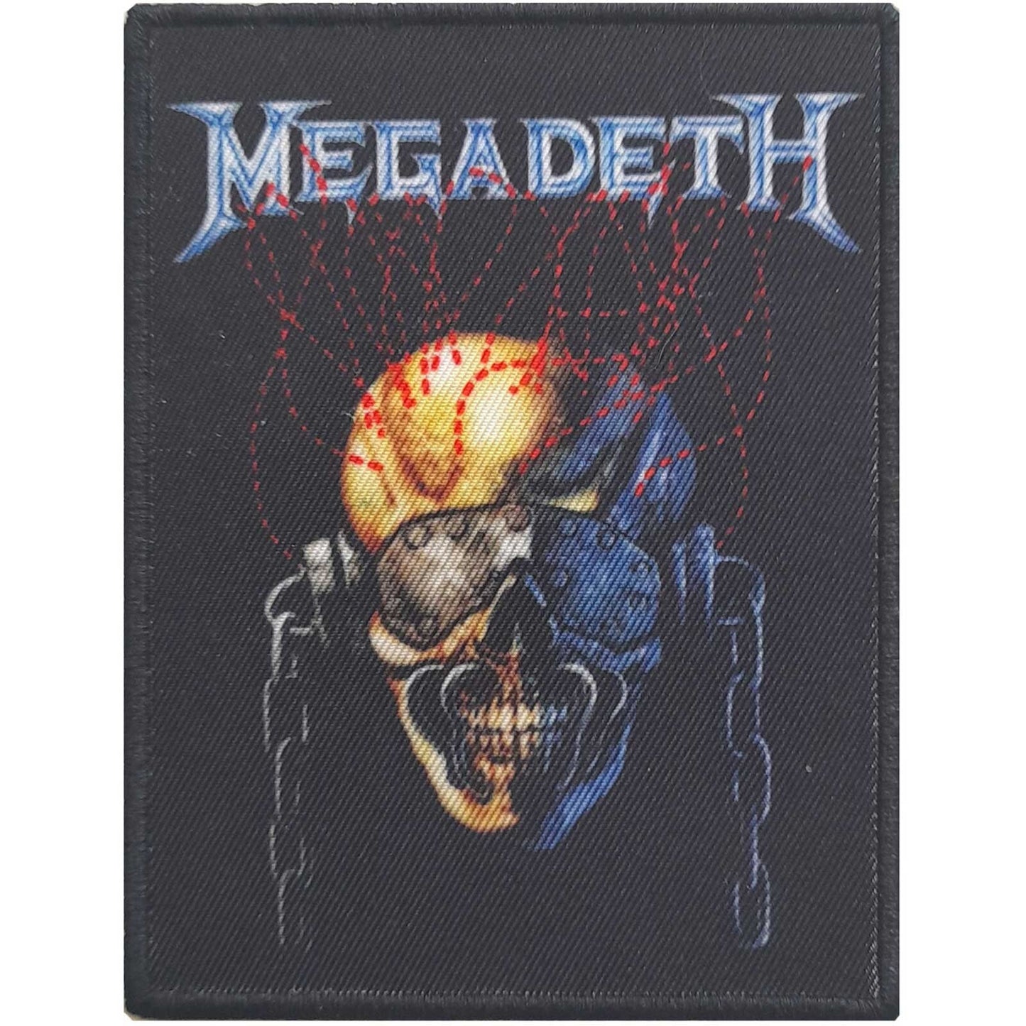 MEGADETH Patch - 2x4 Inch - Megadeth Bloodlines Thrash Metal Band Logo Embroidered Patch Applique Craft Supply - Officially Licensed