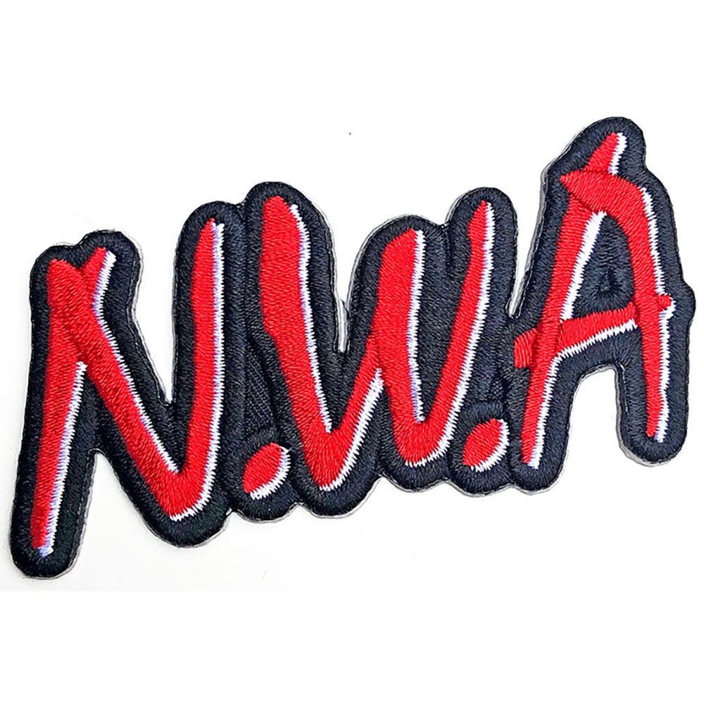 N.W.A. Patch - 1.5x3 Inch - NWA Straight Outta Compton Rap Hip Hop Group Logo Embroidered Patch Applique Craft Supply - Officially Licensed