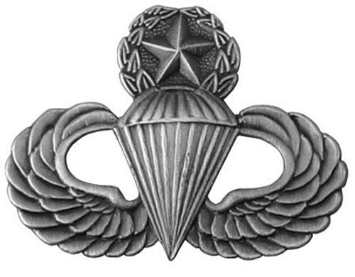 ARMY Master Parachutist Badge Lapel Pin - 1.25 Inch - United States Army Enamel Pin Backpack Tie Shirt Trading Button Pinback Craft Supply