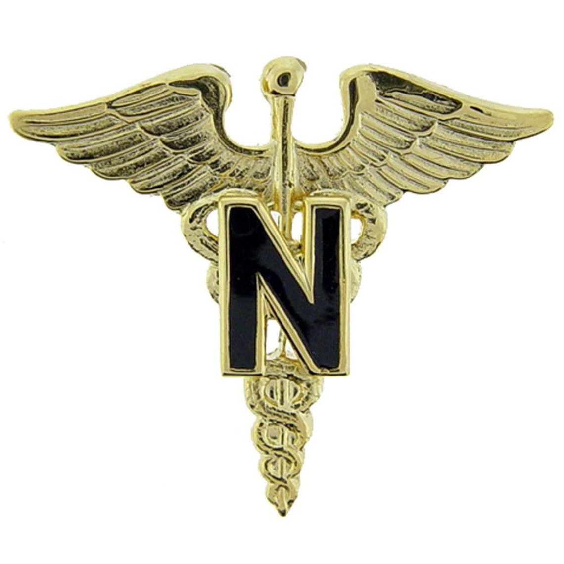 ARMY Nurse Corps Nurses Insignia Lapel Pin - 1 Inch - United States Army Enamel Pin Backpack Tie Shirt Trading Button Pinback Craft Supply
