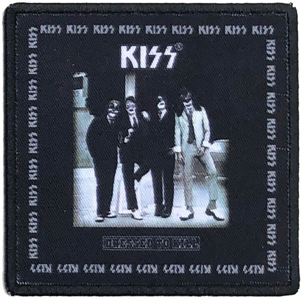 KISS Dressed To Kill Patch - 3.5x3.5 Inch - KISS Rock Band Album Cover Embroidered Patch Applique Craft Supply - Officially Licensed