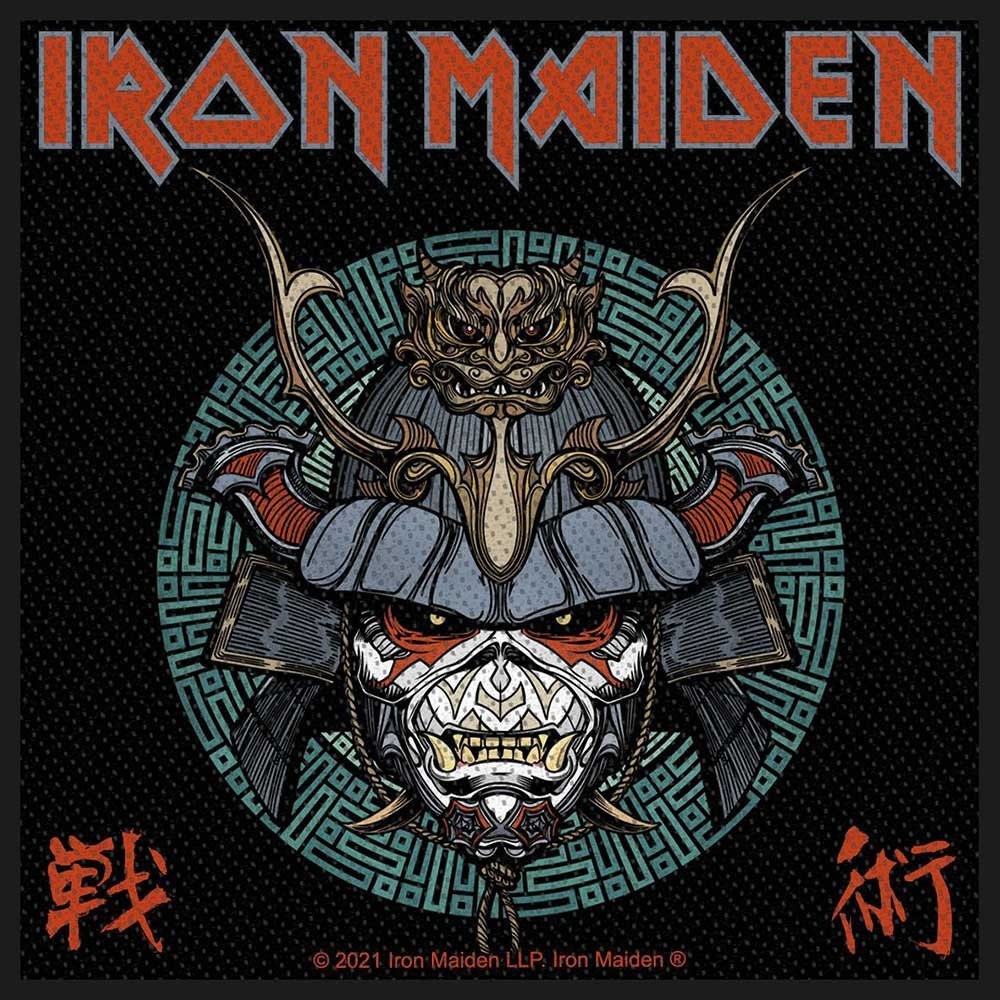 IRON MAIDEN Senjutsu Patch - 4x4 Inch - Heavy Metal Band On Tour Album Embroidered Patch Applique Craft Supply - Officially Licensed
