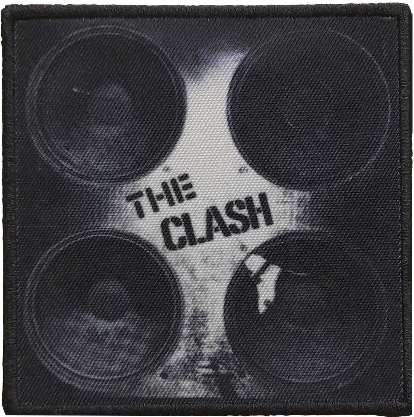 THE CLASH Speakers Patch - 3.25x3.25 Inch - Clash Speakers Rock Band Embroidered Patch Applique Craft Supply - Officially Licensed