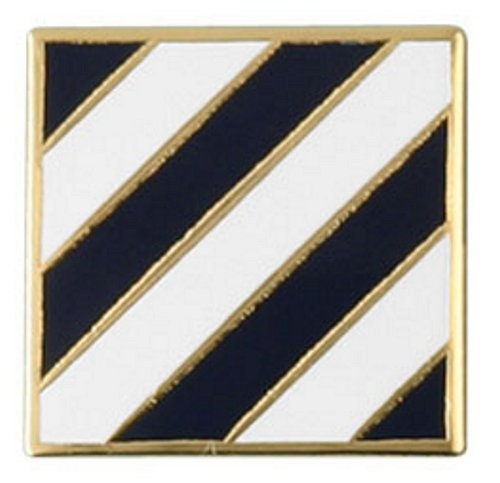 ARMY 3rd Infantry Division Combat Lapel Pin - 0.75 Inch - United States Army Enamel Pin Backpack Shirt Trading Button Pinback Craft Supply
