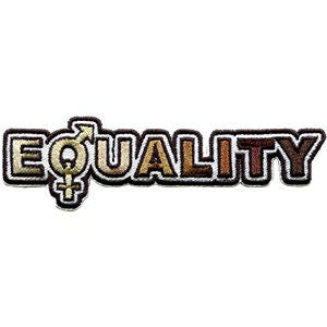 Equality Patch - Embroidered Patch Applique - LGBTQ Human Rights Rainbow Gay