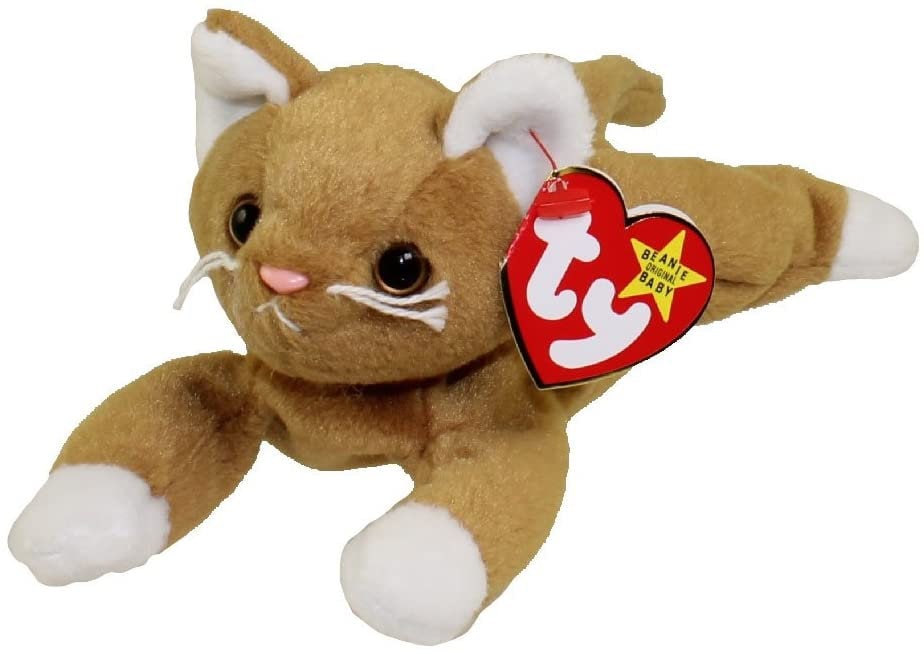 NIP The Cat Ty Beanie Baby Retired Beanbag Plush - New with Tags