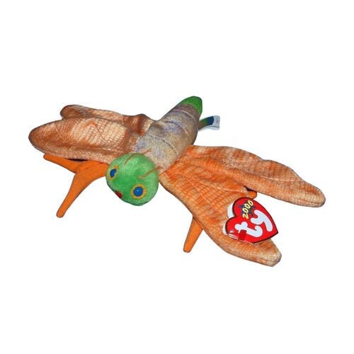 GLOW the Lightening Bug Ty Beanie Baby Retired Beanbag Plush - New with Tags - Firefly Insect