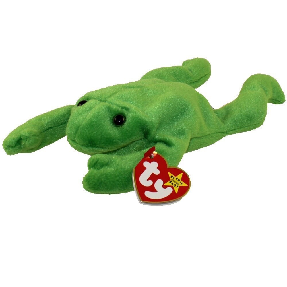 LEGS The Frog Ty Beanie Baby Retired Beanbag Plush - New with Tags