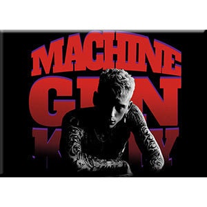 MACHINE GUN KELLY Red Logo Magnet for Refrigerators and Lockers - Mgk Rapper Craft Supply(Fridge Magnet)