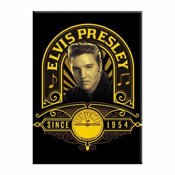 ELVIS PRESLEY Since 1954 Magnet - 2.5x3.5 Inch - Magnet for Refrigerators and Lockers - Elvis Legendary American Singer Actor The King